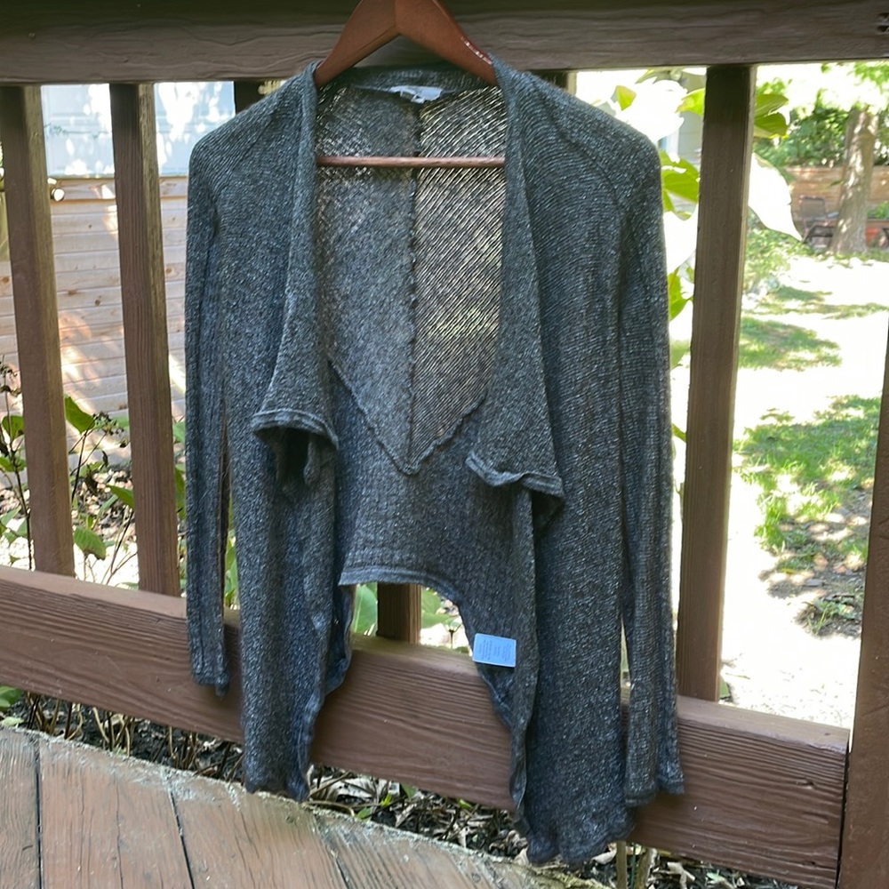 Helmut Lang Eco Fine Alpaca Silk Cardigan Sweater